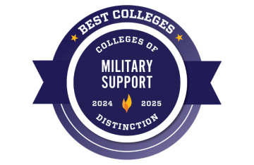 Military Support College of Distinction 24-25 badge
